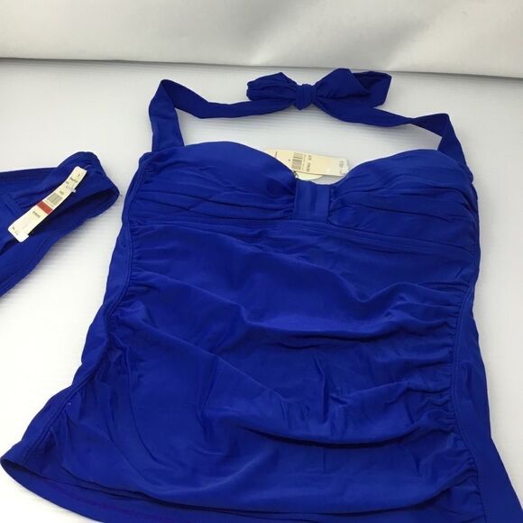 Tommy Bahama Shirred Tankini Bathing Suit (E) - Picture 5 of 7